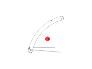 BMC Spare Parts | 257 Fender / Rack Kit with Bolts ORANGE